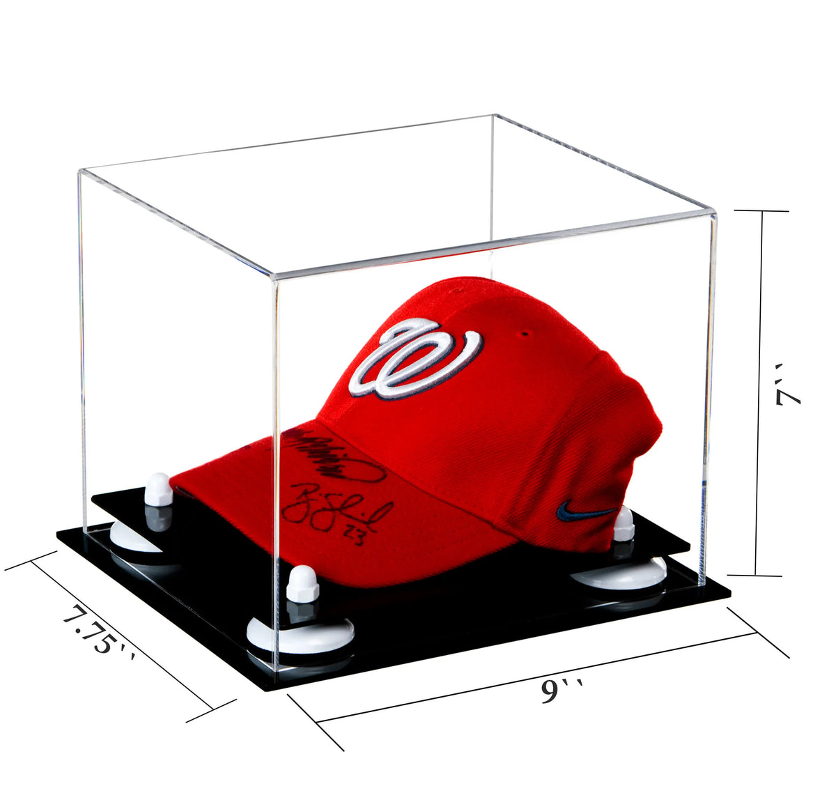 Acrylic Baseball Cap Display Case - Clear (A006/V21)