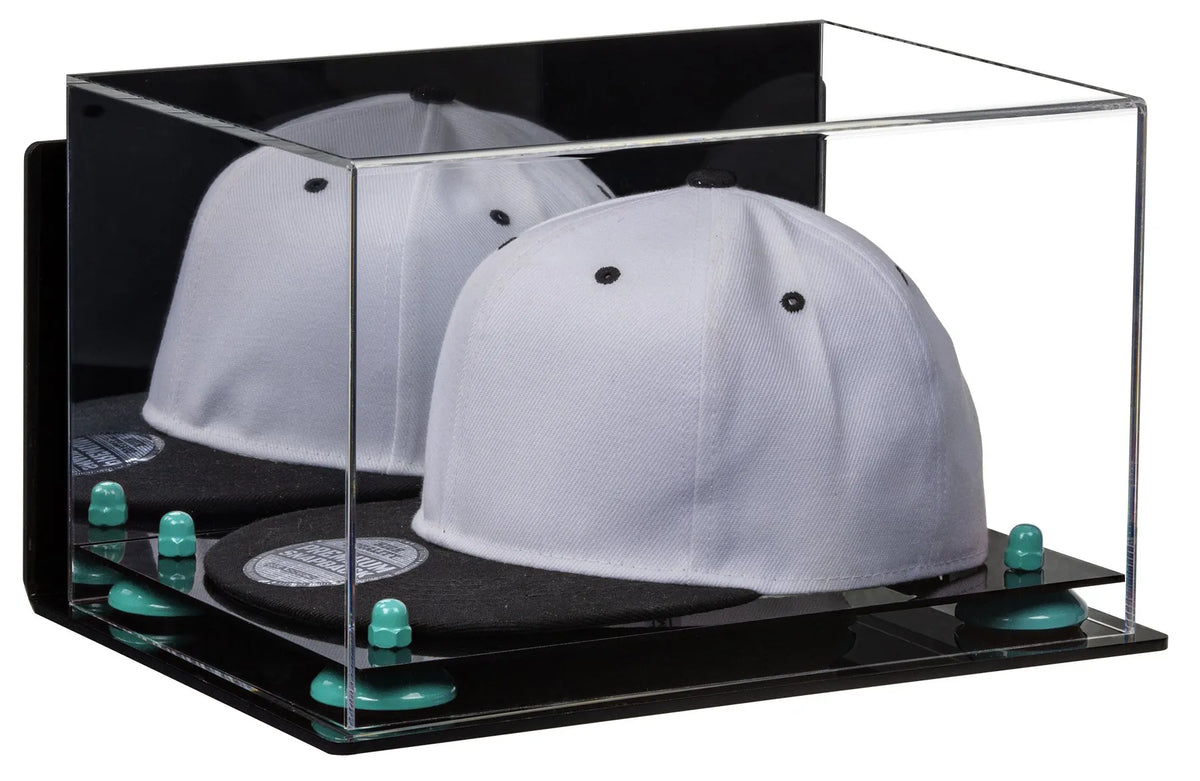 Snapback Hat or Baseball Cap Display Case - Mirror Wall Mount (A018/V40)