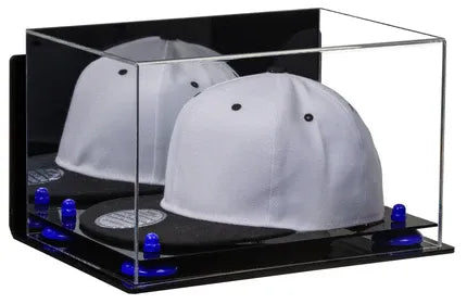 Snapback Hat or Baseball Cap Display Case - Mirror Wall Mount (A018/V40)