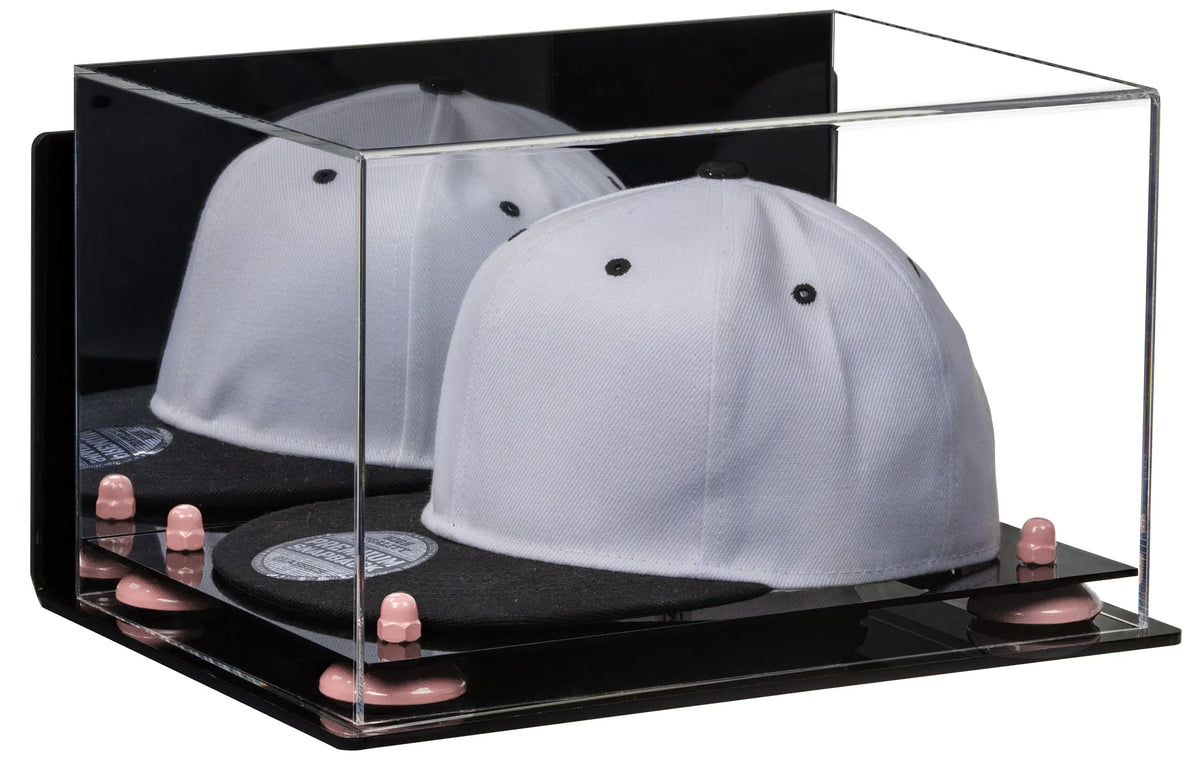 Snapback Hat or Baseball Cap Display Case - Mirror Wall Mount (A018/V40)