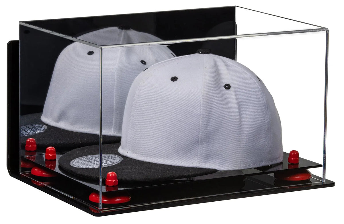 Snapback Hat or Baseball Cap Display Case - Mirror Wall Mount (A018/V40)