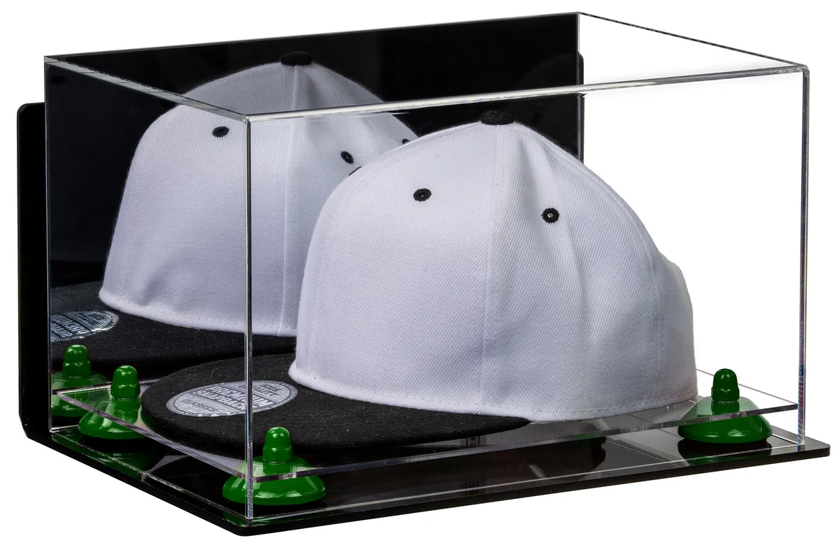 Snapback Hat or Baseball Cap Display Case - Mirror Wall Mount (A018/V40)