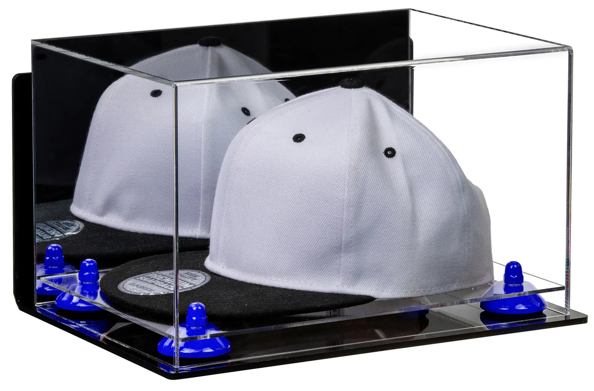 Snapback Hat or Baseball Cap Display Case - Mirror Wall Mount (A018/V40)
