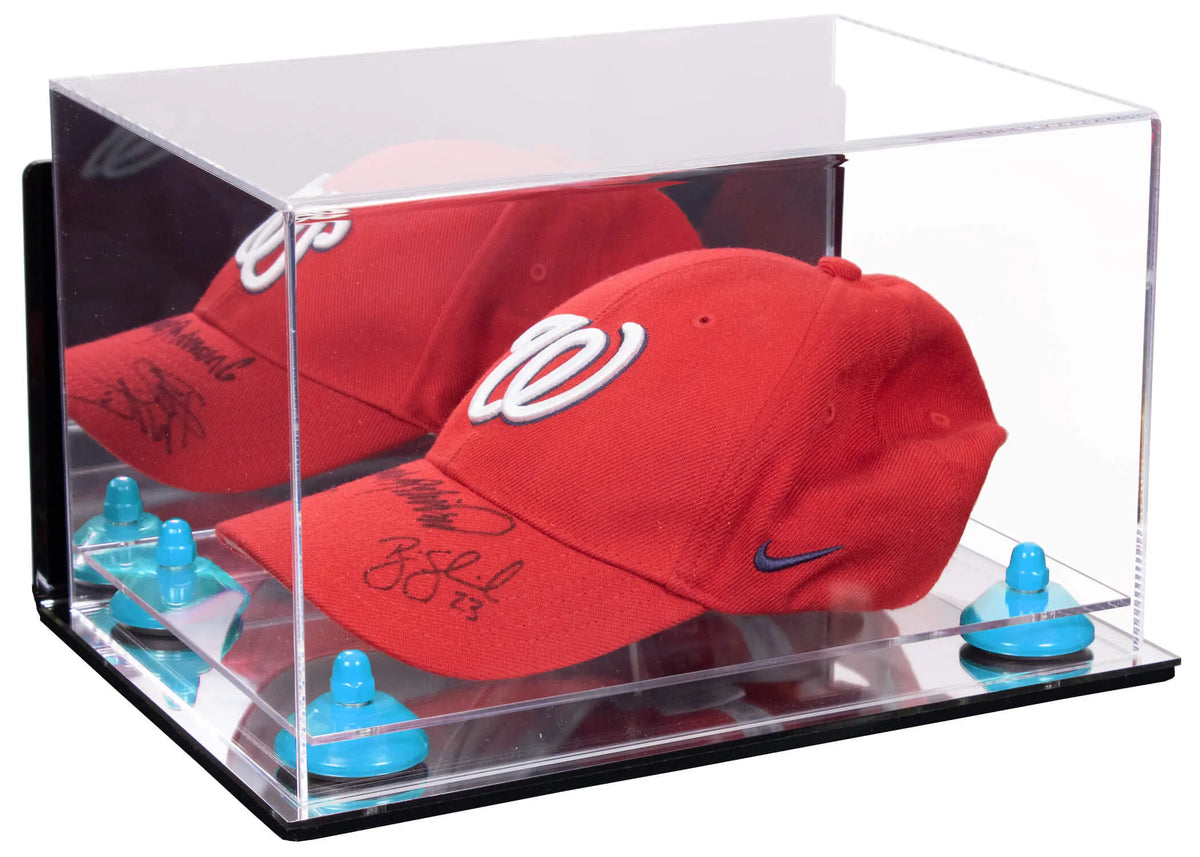 Snapback Hat or Baseball Cap Display Case - Mirror Wall Mount (A018/V40)