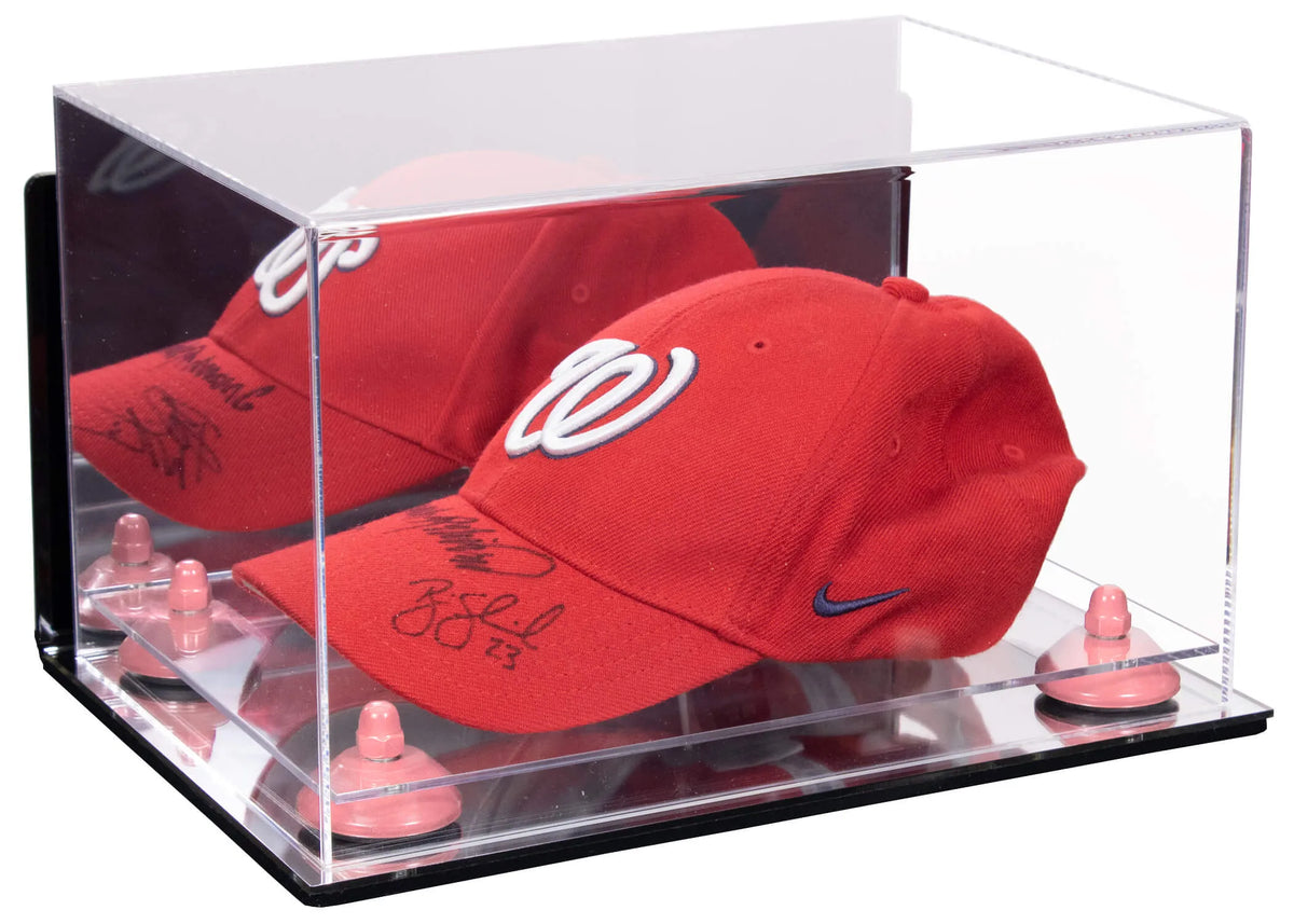 Snapback Hat or Baseball Cap Display Case - Mirror Wall Mount (A018/V40)