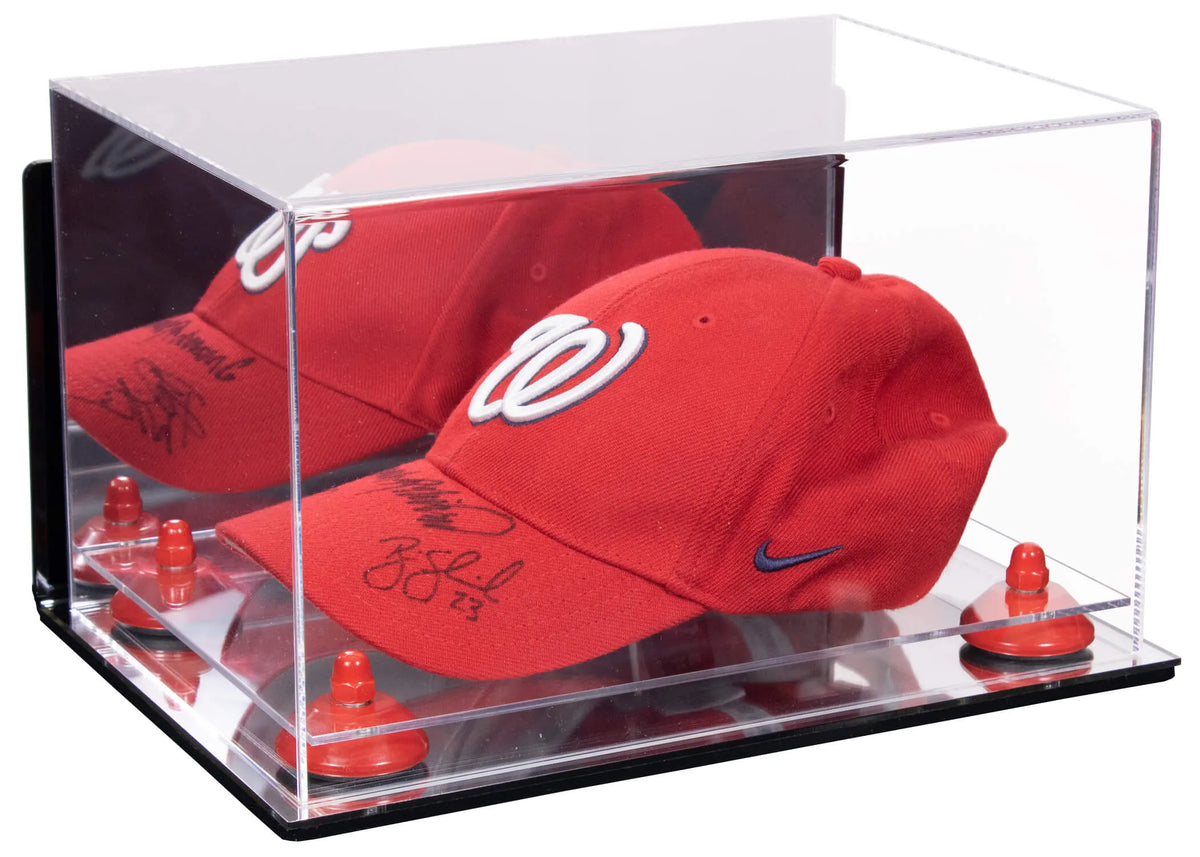 Snapback Hat or Baseball Cap Display Case - Mirror Wall Mount (A018/V40)