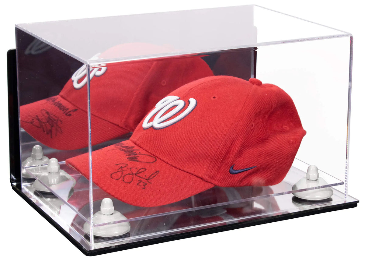 Snapback Hat or Baseball Cap Display Case - Mirror Wall Mount (A018/V40)