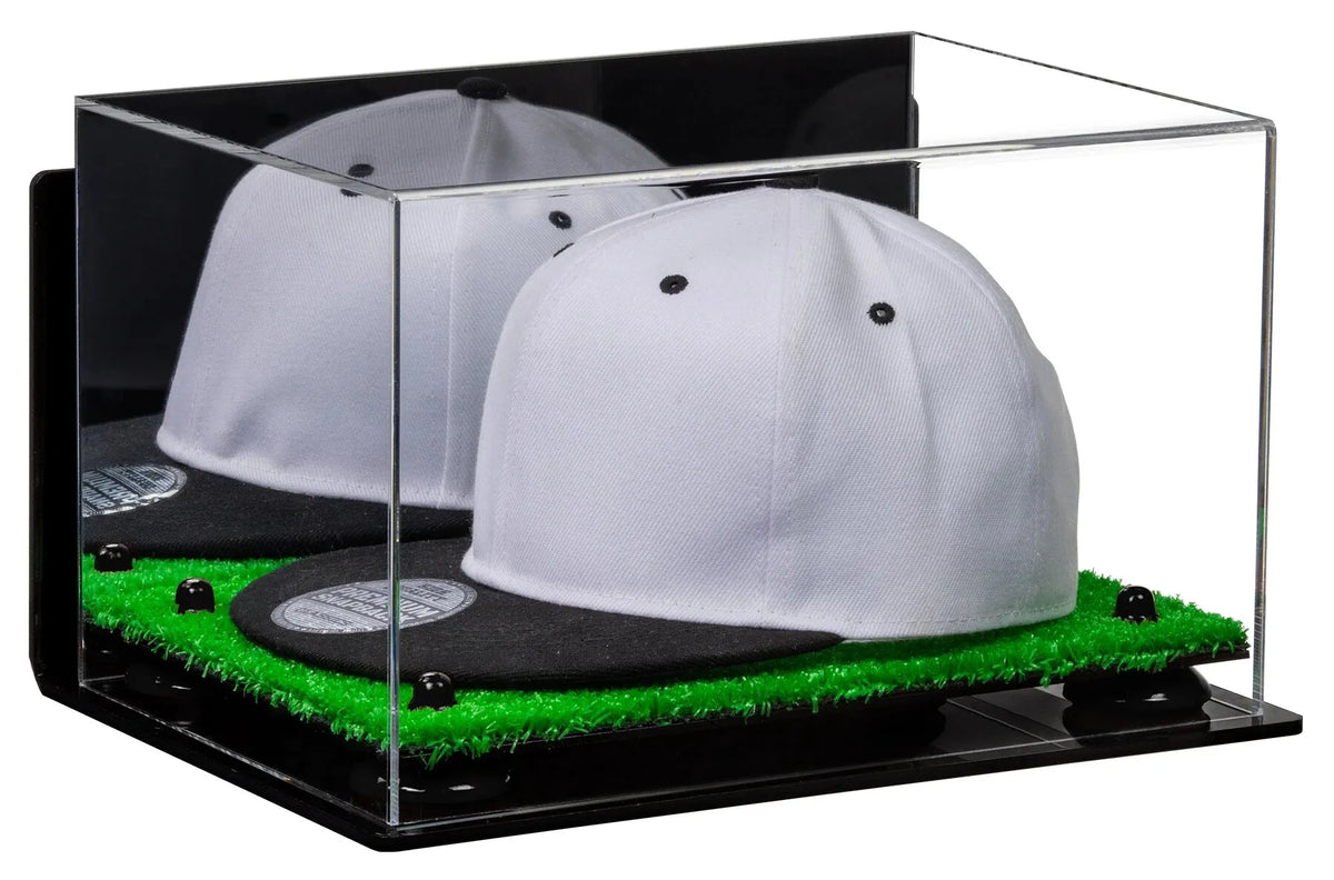 Snapback Hat or Baseball Cap Display Case - Mirror Wall Mount (A018/V40)