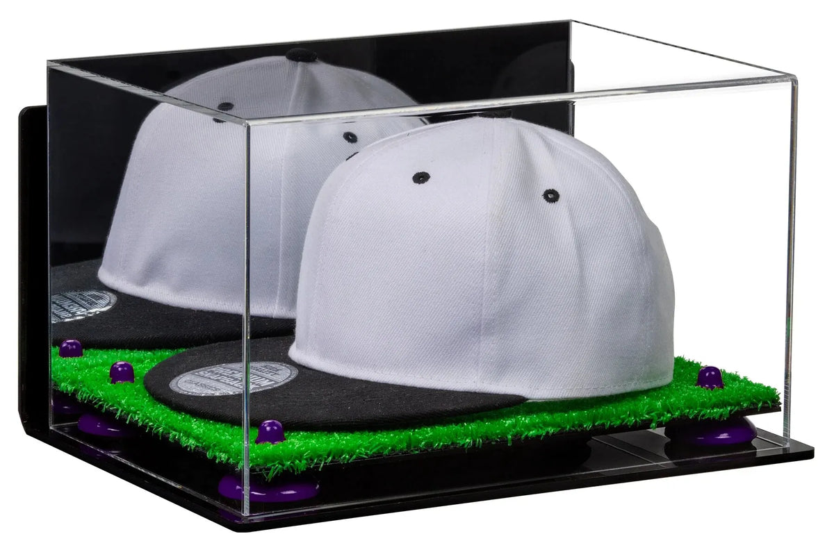 Snapback Hat or Baseball Cap Display Case - Mirror Wall Mount (A018/V40)