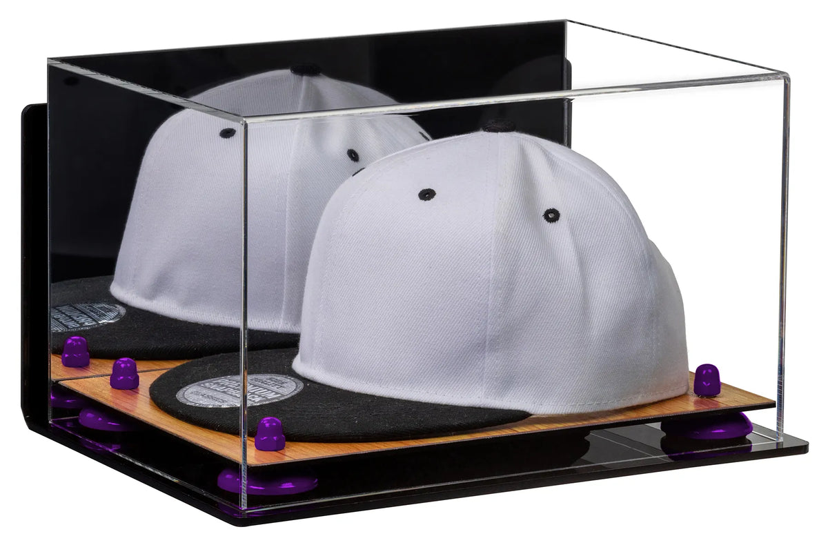 Snapback Hat or Baseball Cap Display Case - Mirror Wall Mount (A018/V40)