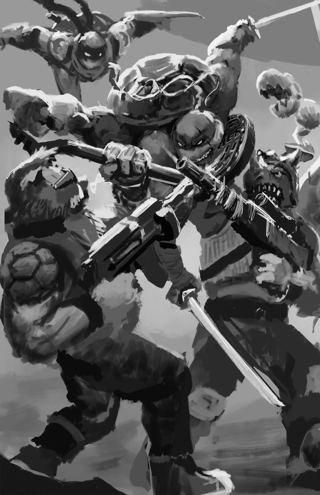 TMNT: Battle Nexus #1 Virgin - ECC NRG Exclusive (12/24/25) - SHIPS JANUARY