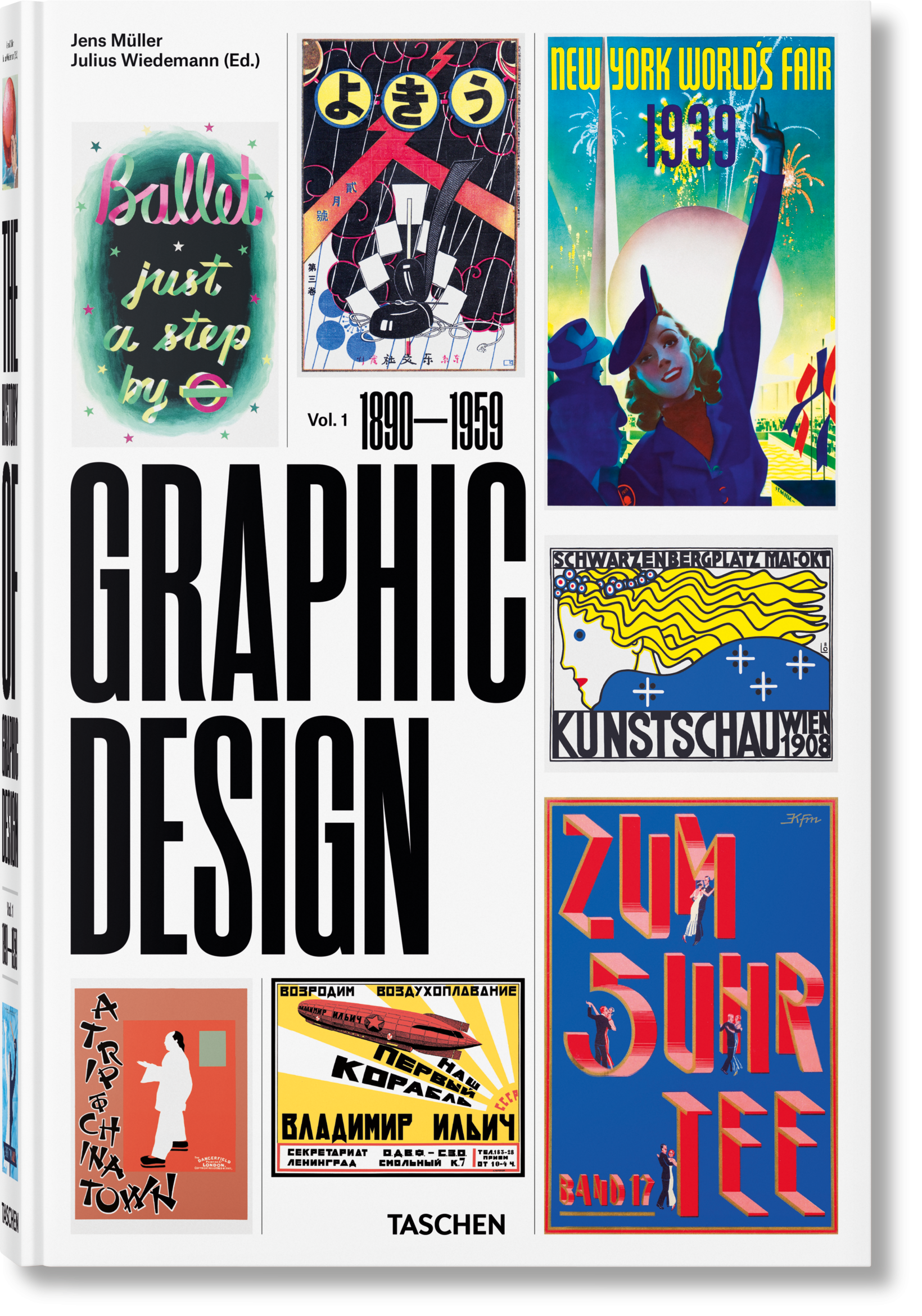 The History of Graphic Design. Vol. 1. 1890–1959 (German, French, English)