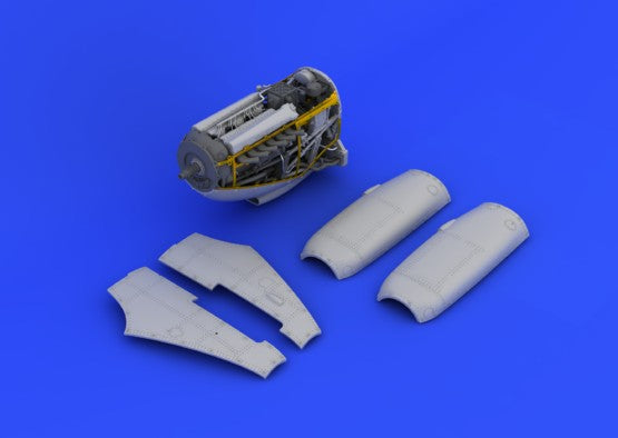 Eduard 648112 1/48 Aircraft- Spitfire Mk IX Engine for EDU (Photo-Etch & Resin)