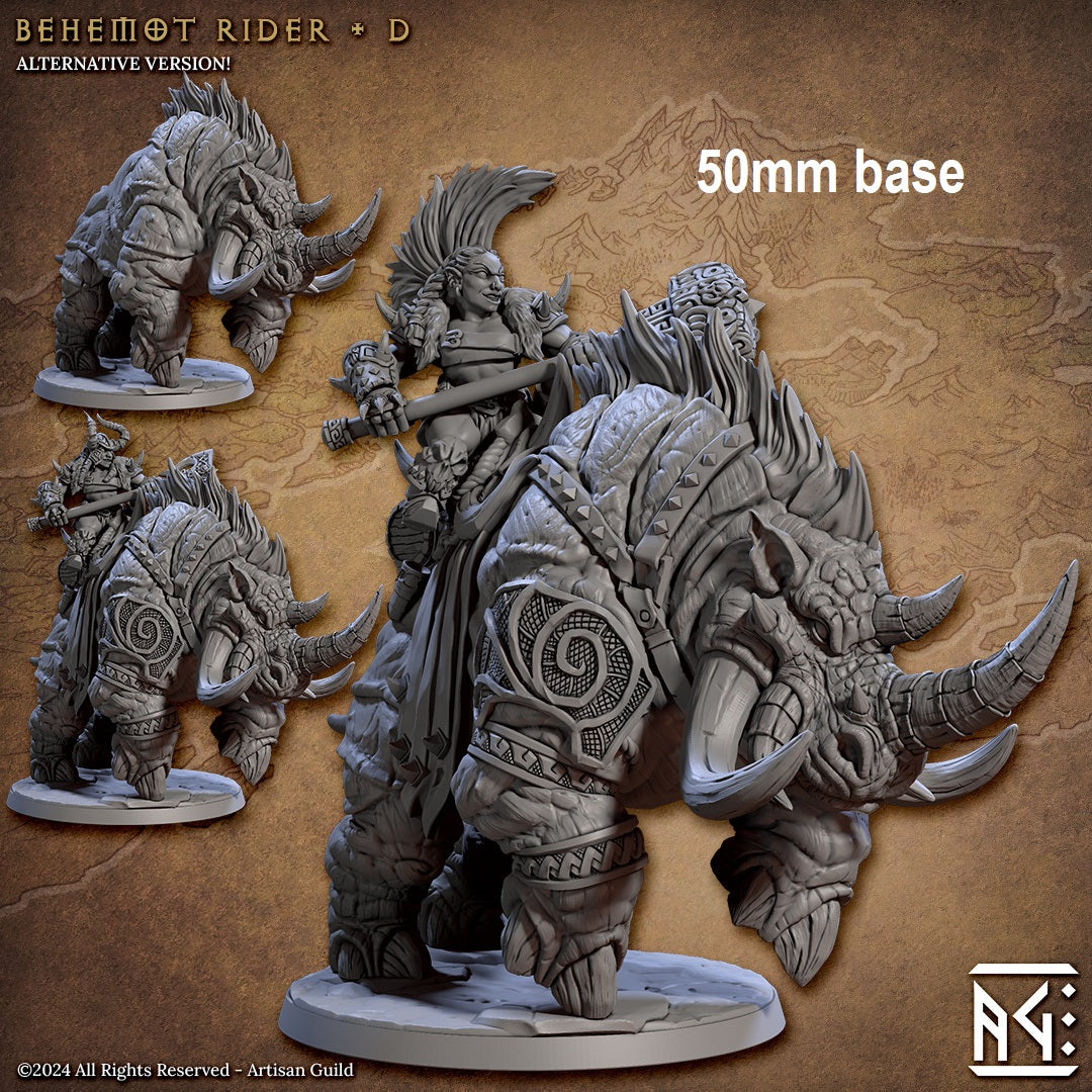 Behemot Rider (Base Sculpt D)