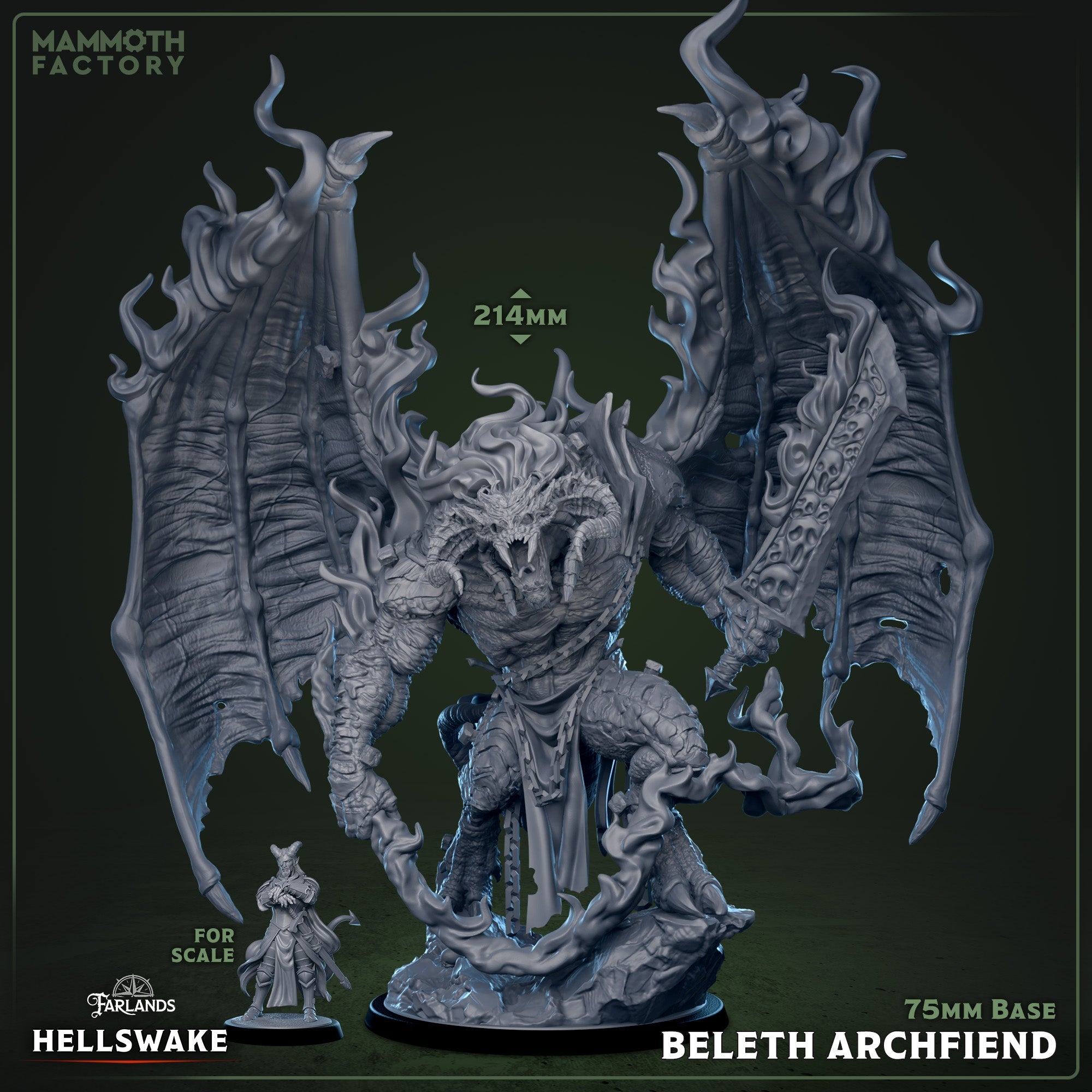 Beleth, Archfiend of Acathion (Huge Winged Archdemon)