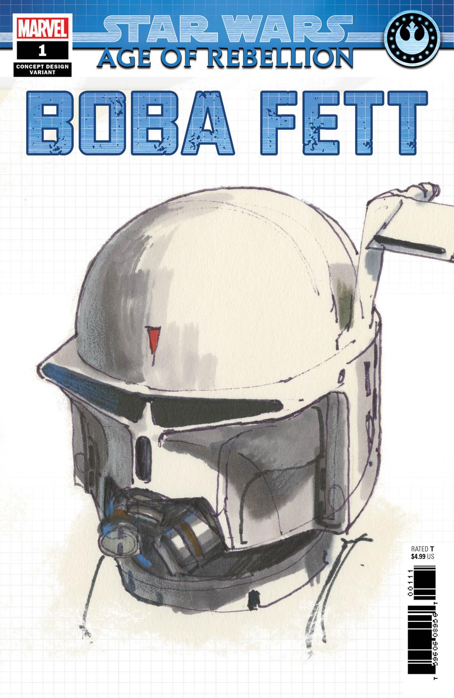 STAR WARS AGE OF REBELLION BOBA FETT #1 CONCEPT VAR 5/8/2019