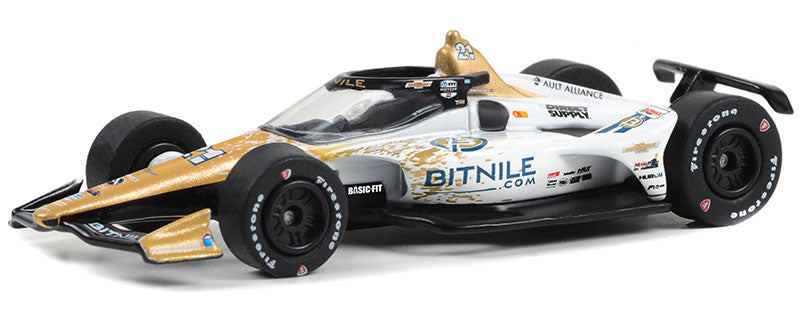 Greenlight 11572 1/64 Scale #21 Rinus Veekay - 2023 Ntt Indycar Series