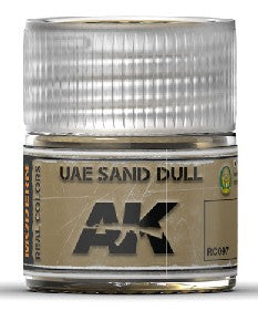 AK Interactive RC97 Real Colors: UAE Sand Dull Acrylic Lacquer Paint 10ml Bottle