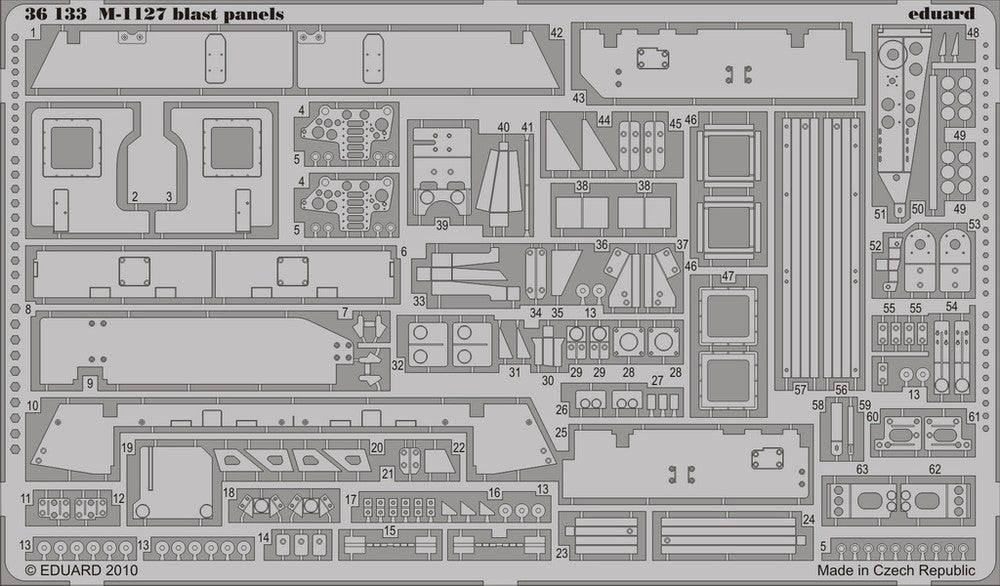 Eduard 36133 1/35 Armor- M1127 Blast Panels for TSM