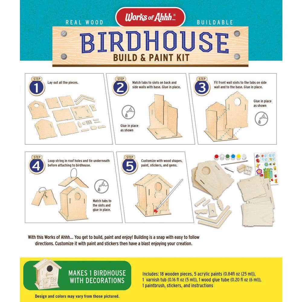 Buildable Birdhouse