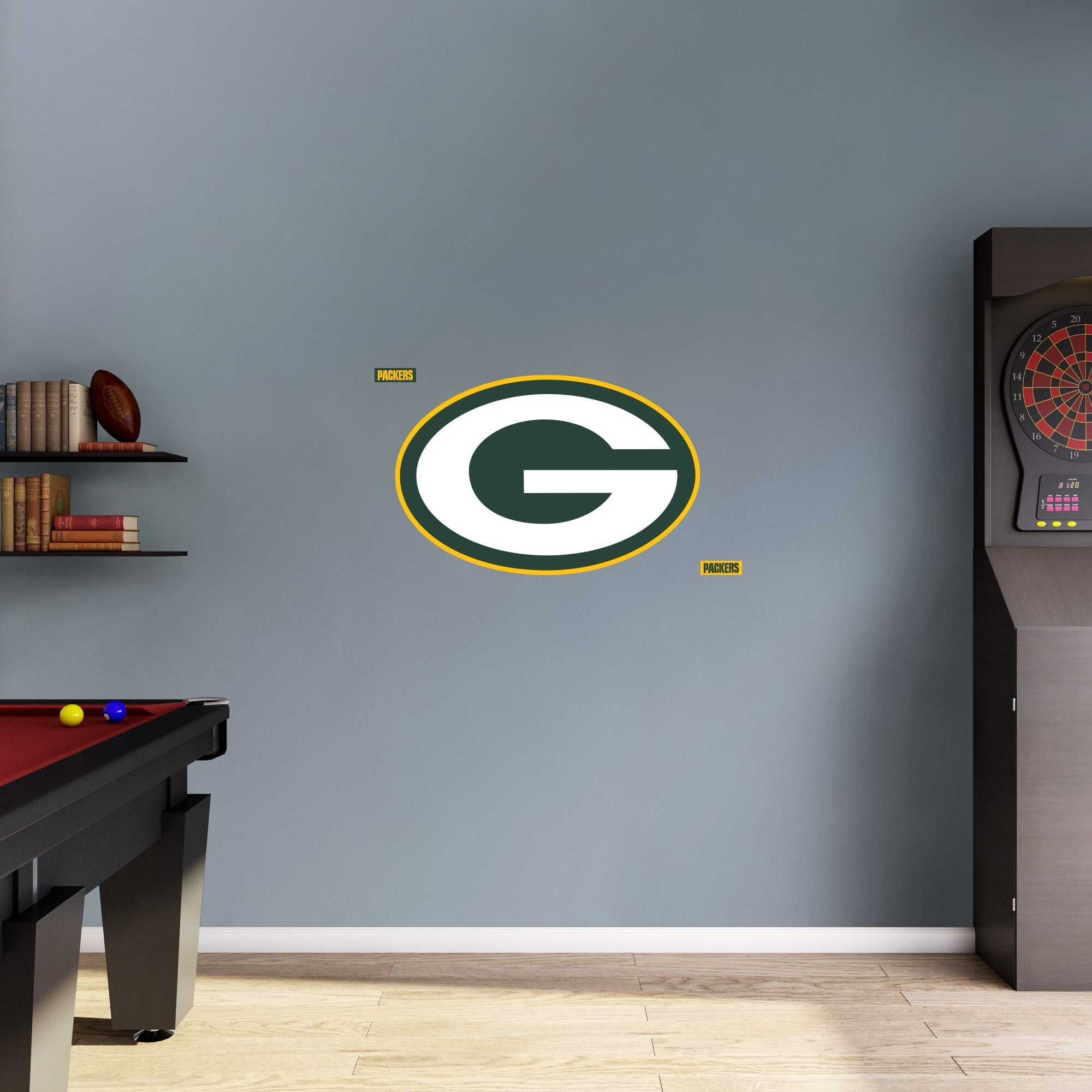 Green Bay Packers - RealBig Logo Collection - Official NFL - Reusable Vinyl Wall Decals