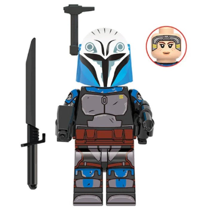 Bo Katan Kryze mandalorian Lego Star Wars Minifigures Custom Toys 1