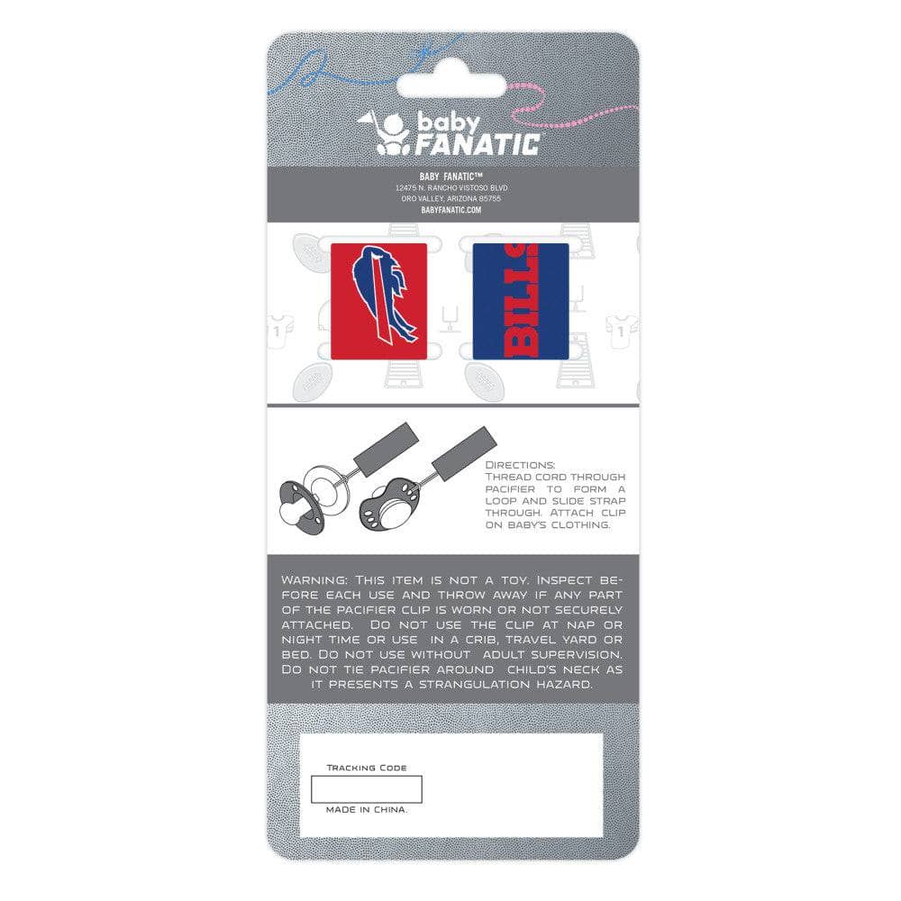 Buffalo Bills - Pacifier Clip 2-Pack