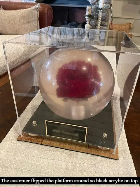 Acrylic Bowling Ball Display Case (A028/B33)