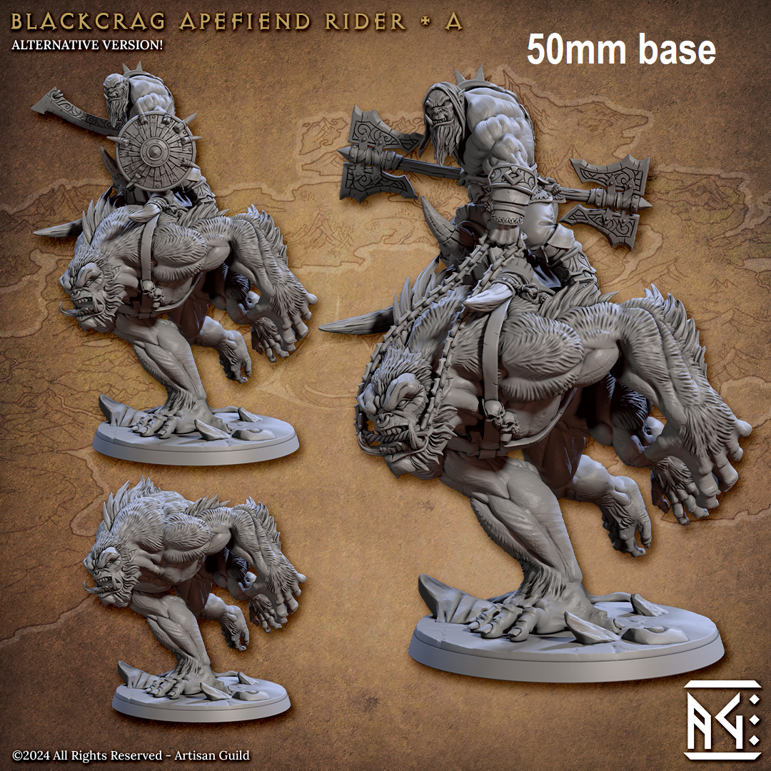 Blackcrag Apefiend Rider (Sculpt A)