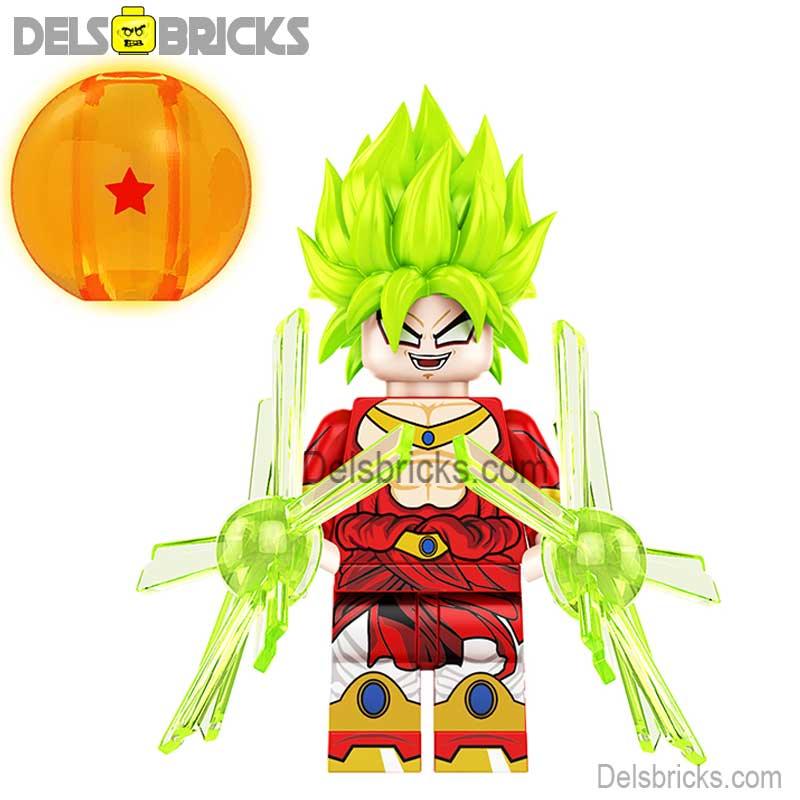 Broly Dragon Ball Z Super Lego Minifigures Anime Custom Toys 5