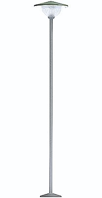 Busch 4190 HO Scale Park Lamp w/Green Shade & White LED -- 3-3/8" 8.6cm Tall
