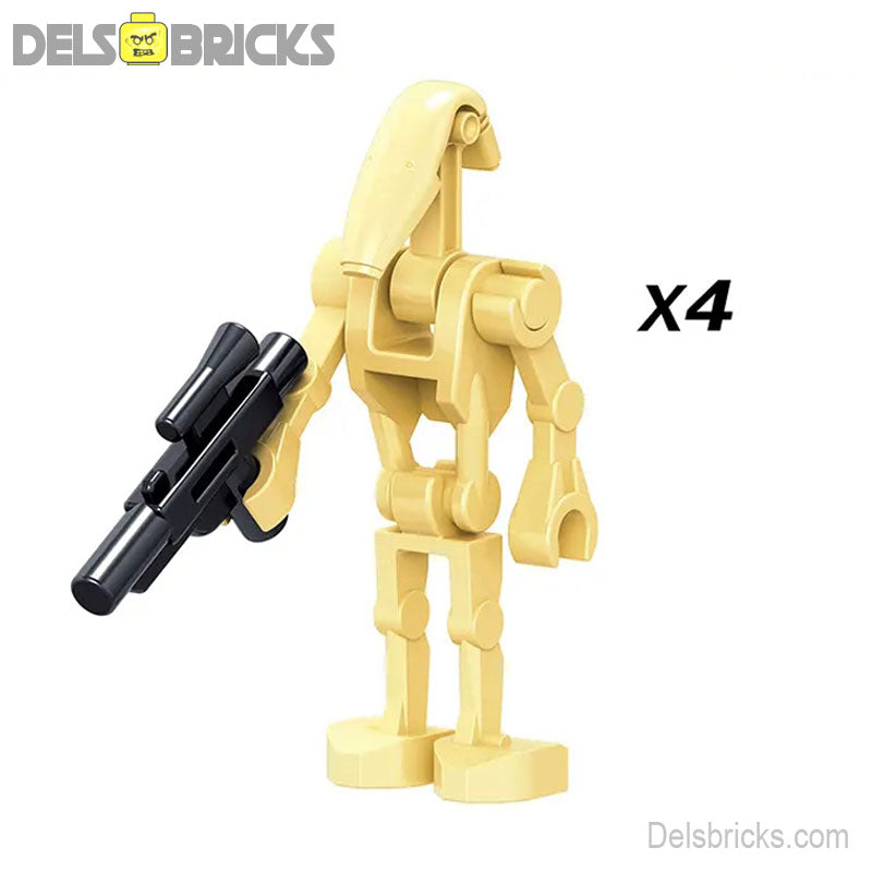 Battle Droids Lego Star wars Minifigures Custom Toys