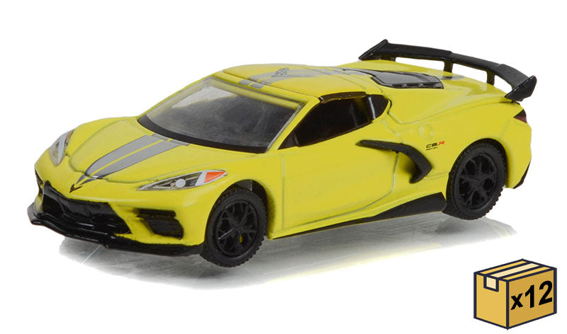 Greenlight 30321-CASE 1/64 Scale 2022 Chevrolet Corvette C8 Stingray Coupe