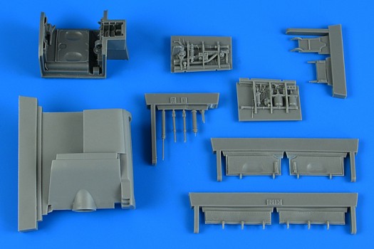Aires 4872 1/48 Harrier T2/T4/T8 Wheel Bay For KIN (Resin)