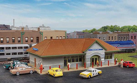 Walthers Cornerstone 933-3887 N Scale Modern Suburban Station -- Kit