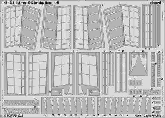 Eduard 481085 1/48 Aircraft- IL2 Mod. 1943 Landing Flaps for ZVE