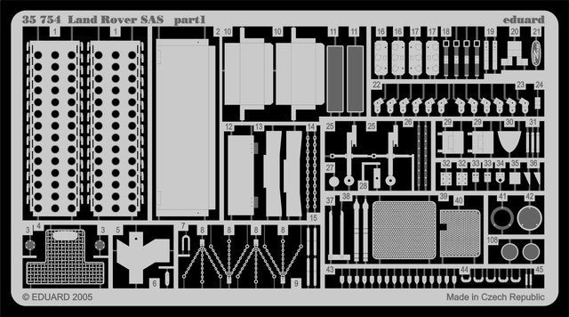 Eduard 35754 1/35 Armor- Land Rover SAS for TAM