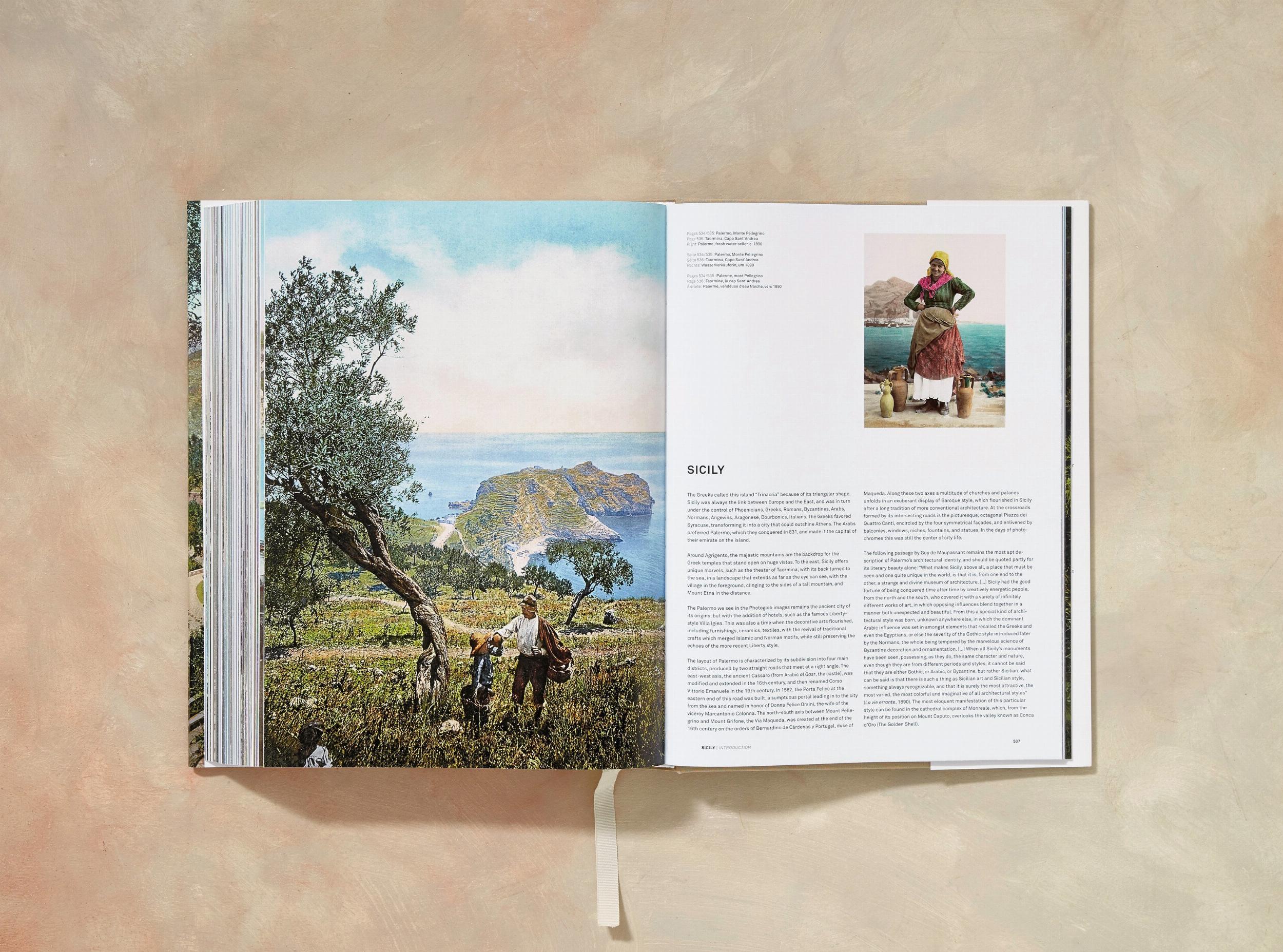 Italy around 1900 (Spanish, English, Italian)