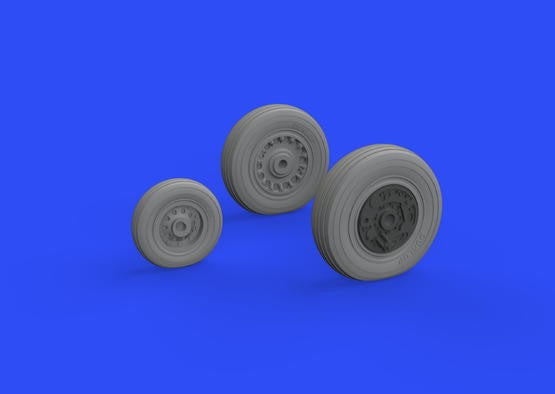 Eduard 672229 1/72 Aircraft- Buccaneer S 2C Wheels for ARX (Mask & Resin)