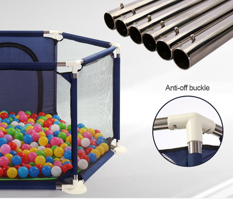 Portable Baby Playpen – Safe Indoor & Outdoor Play Yard with Breathable Mesh for Kids