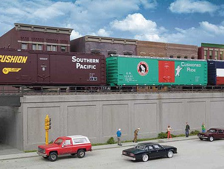 Walthers Cornerstone 933-4562 HO Scale Urban Retaining Walls -- Kit