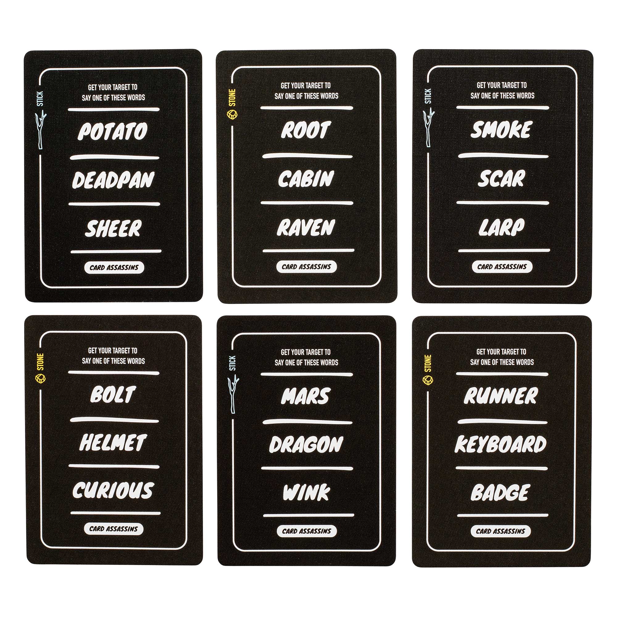 Card Assassins Expansion: Sticks & Stones