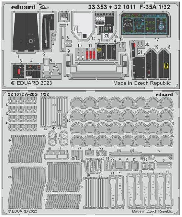 Eduard 321012 1/32 Aircraft- A20G for HKM (Painted)