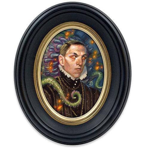 Cameo Creeps Tiny Monster Paintings - H. P. Lovecraft
