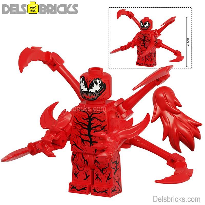 Carnage from Spider-Man NEW Big Figure Lego Minifigures Custom Toys 2