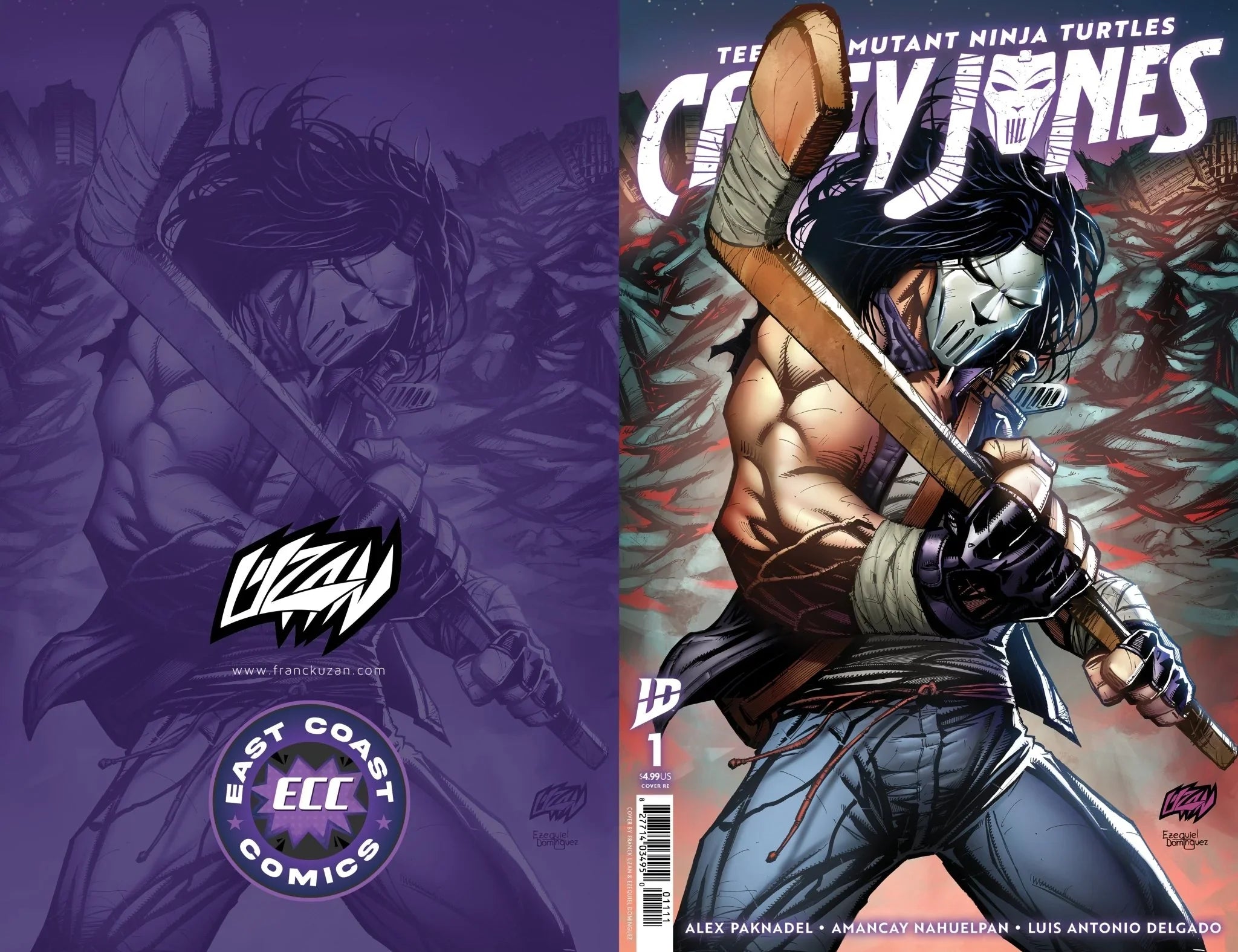 Casey Jones #1 - ECC Exclusive Franck Uzan Variant