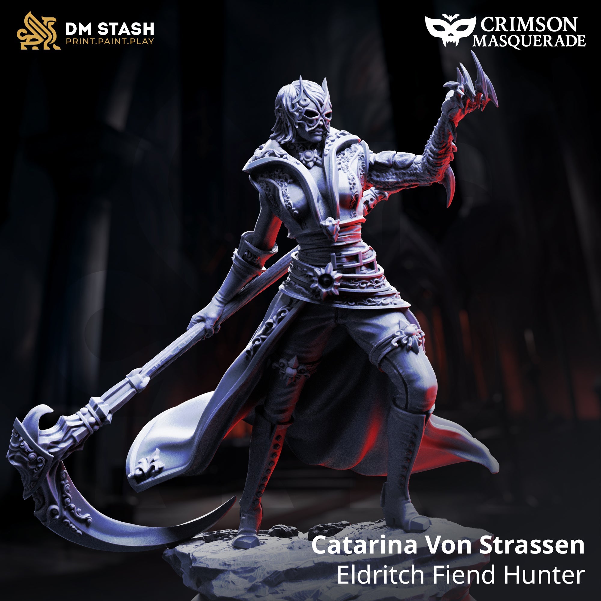 Catarina Von Strassen, Eldritch Fiend Hunter (Female Human Fighter)