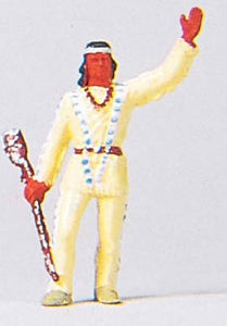 Preiser 29031 HO Scale Native American -- Winnetou, the Indian Chief
