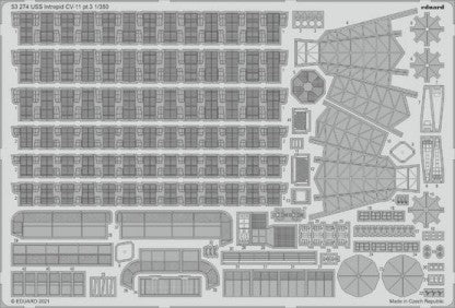 Eduard 53274 1/350 Ship- USS Intrepid CV11 Part 3 for TSM