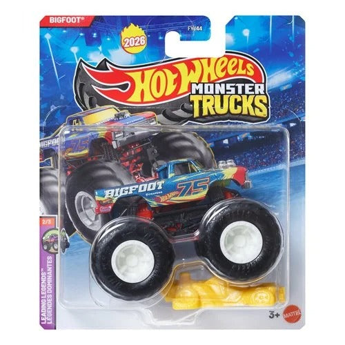 Hot Wheels Monster Trucks 1:64 Scale Vehicle 2026 - Select Vehicle(s) (5393)